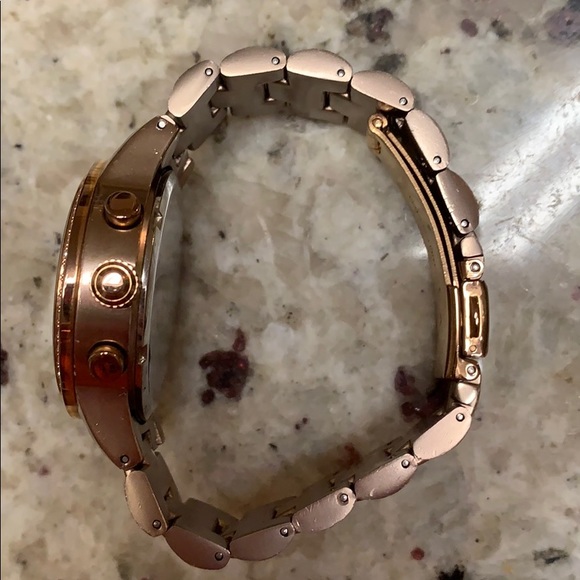 DKNY Caramel Rose Gold Aluminum Watch - Picture 4 of 6